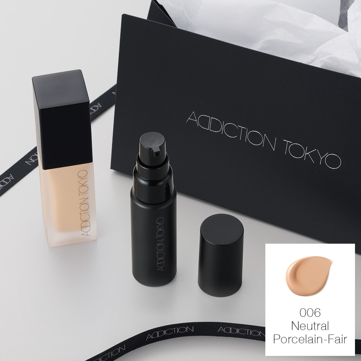 GIFT BOX　〈ロック プライマー＆ファンデーション コンフィデント フィックス〉